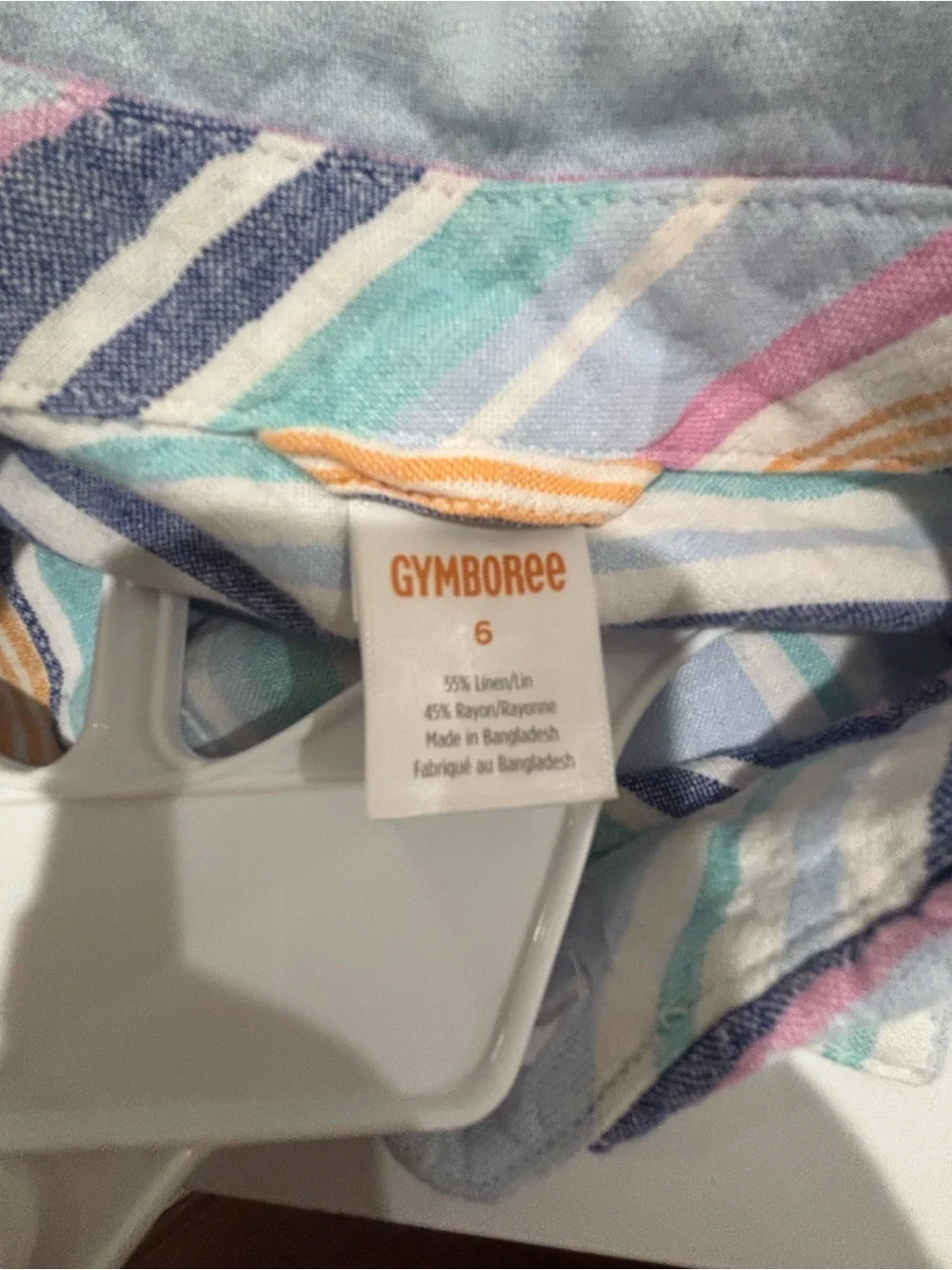 Gymboree Pastel Multicolor Striped Button-Down Shirt